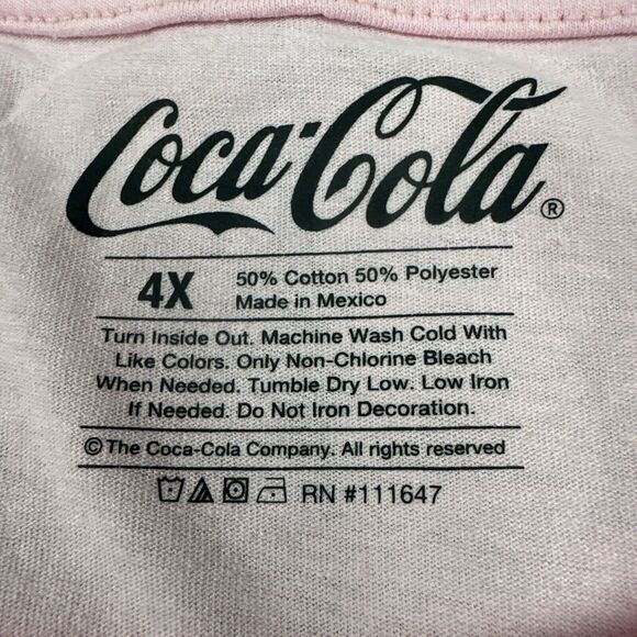 Disney Villains Bad Girls‎ And Coca Cola T-Shirts 4X Maroon And Pink - Picture 12 of 13